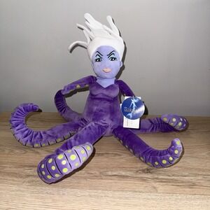 NWT Disney The Little Mermaid Musical Ursula Plush Doll 16" Villain